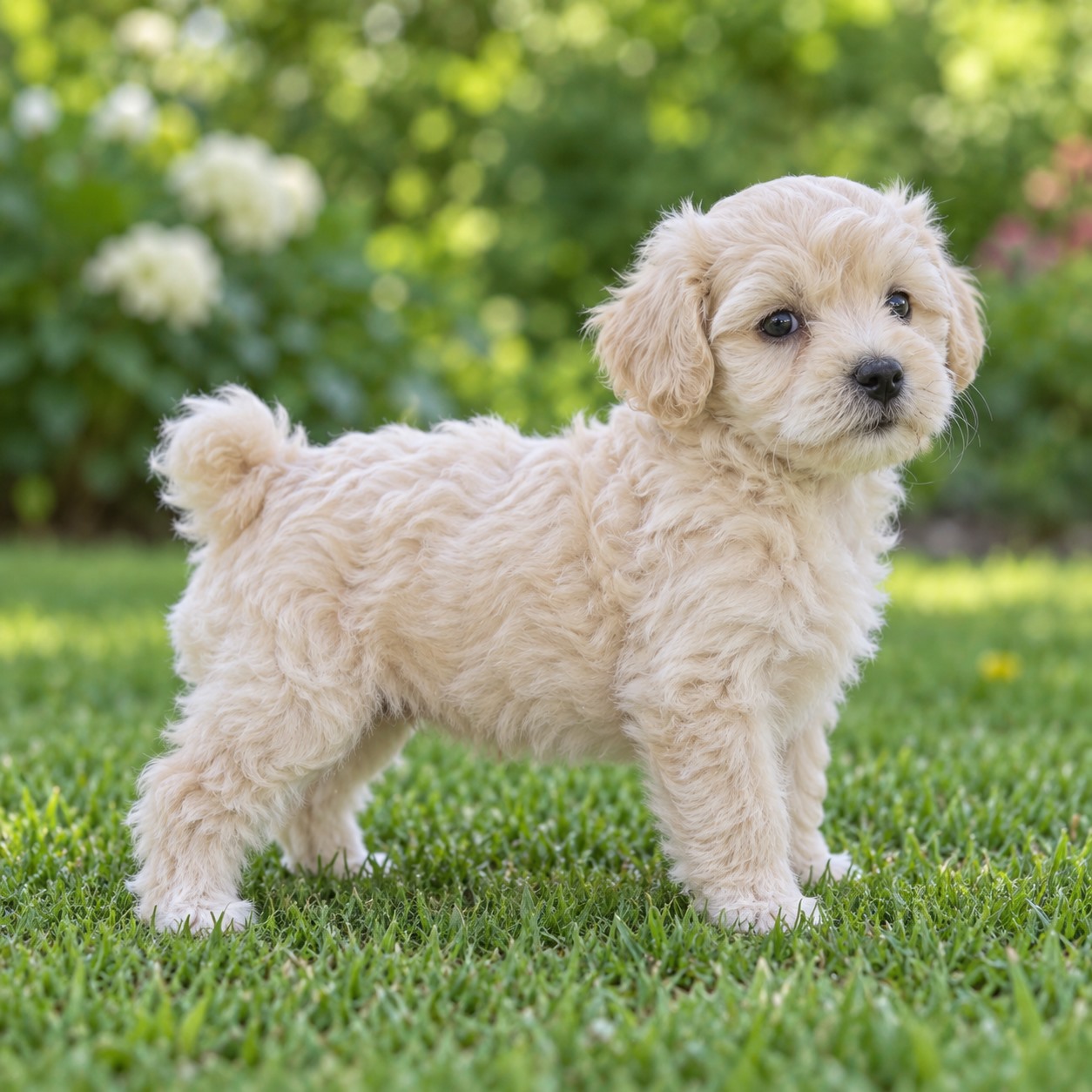 08-caniche-crema-perfil